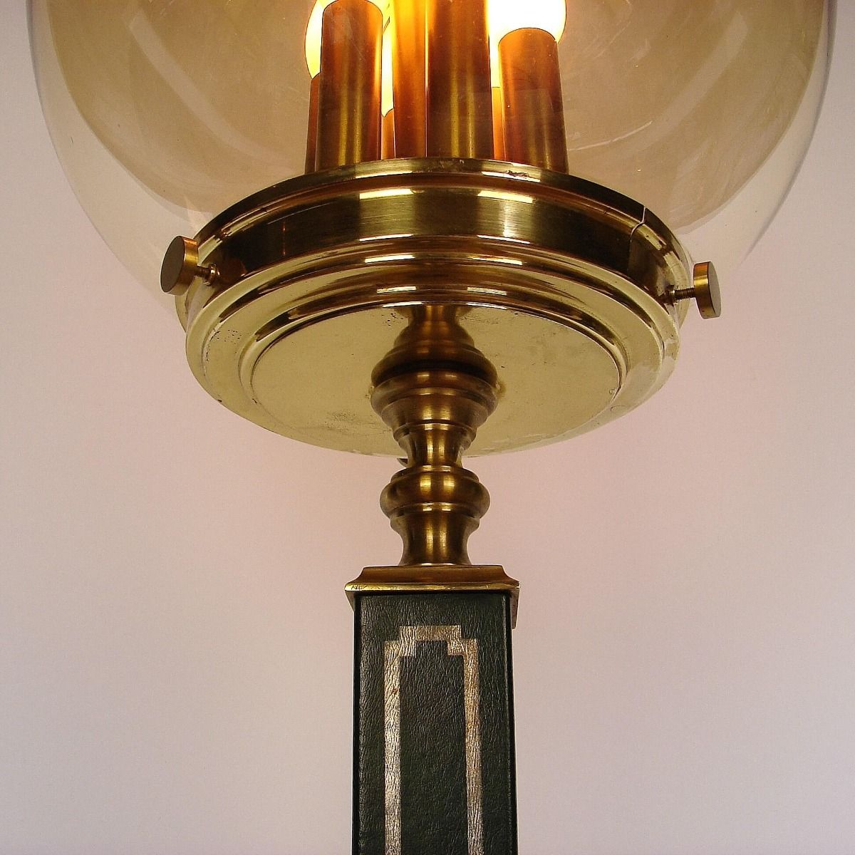 JJ Adnet Vloerlamp | Jacques Adnet | Jaren 30 | Glas