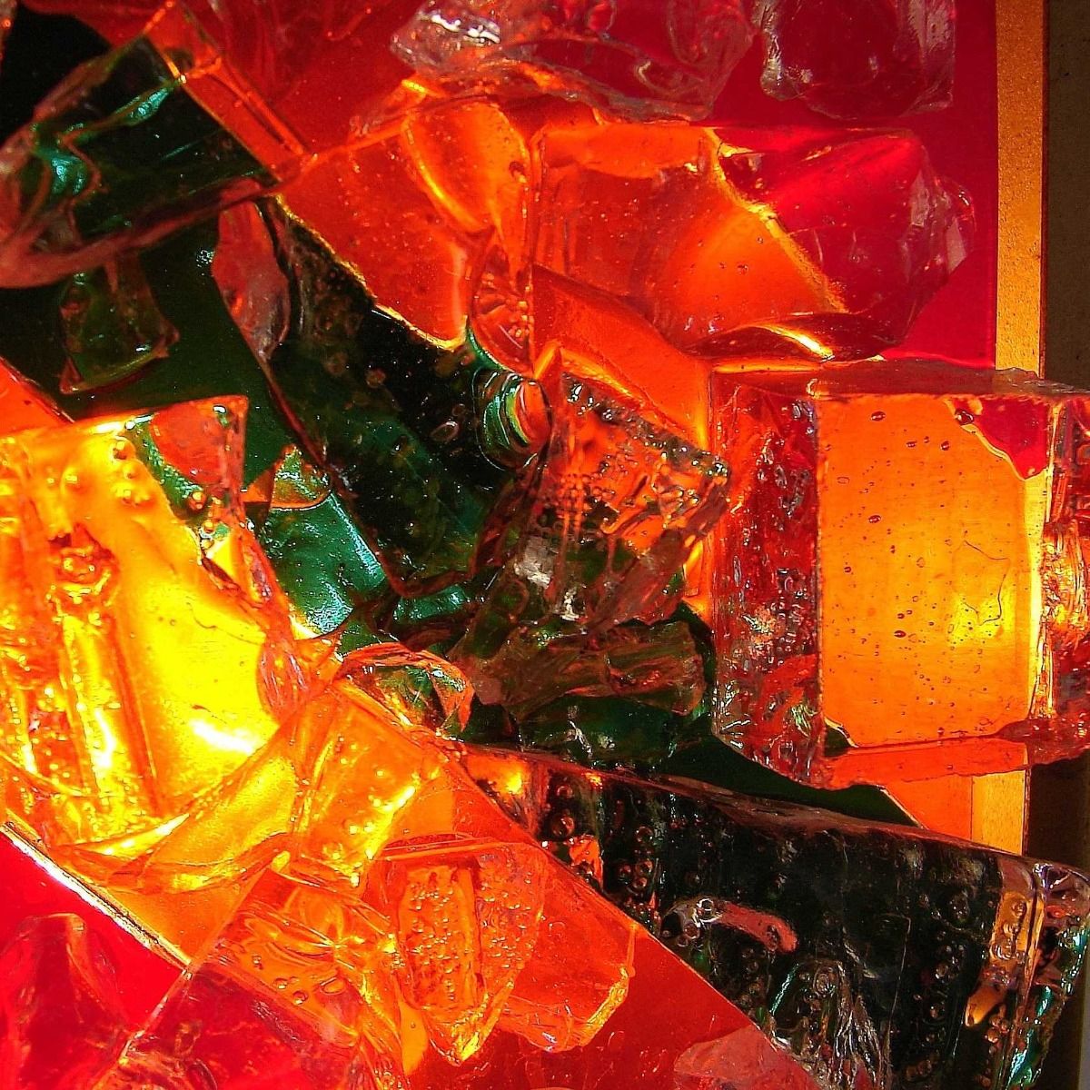 Gebrüder Cosack - GECOS Wandlamp | Gebrüder Cosack | Jaren 60 | Glas | Gefused