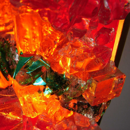 Gebrüder Cosack - GECOS Wandlamp | Gebrüder Cosack | Jaren 60 | Glas | Gefused