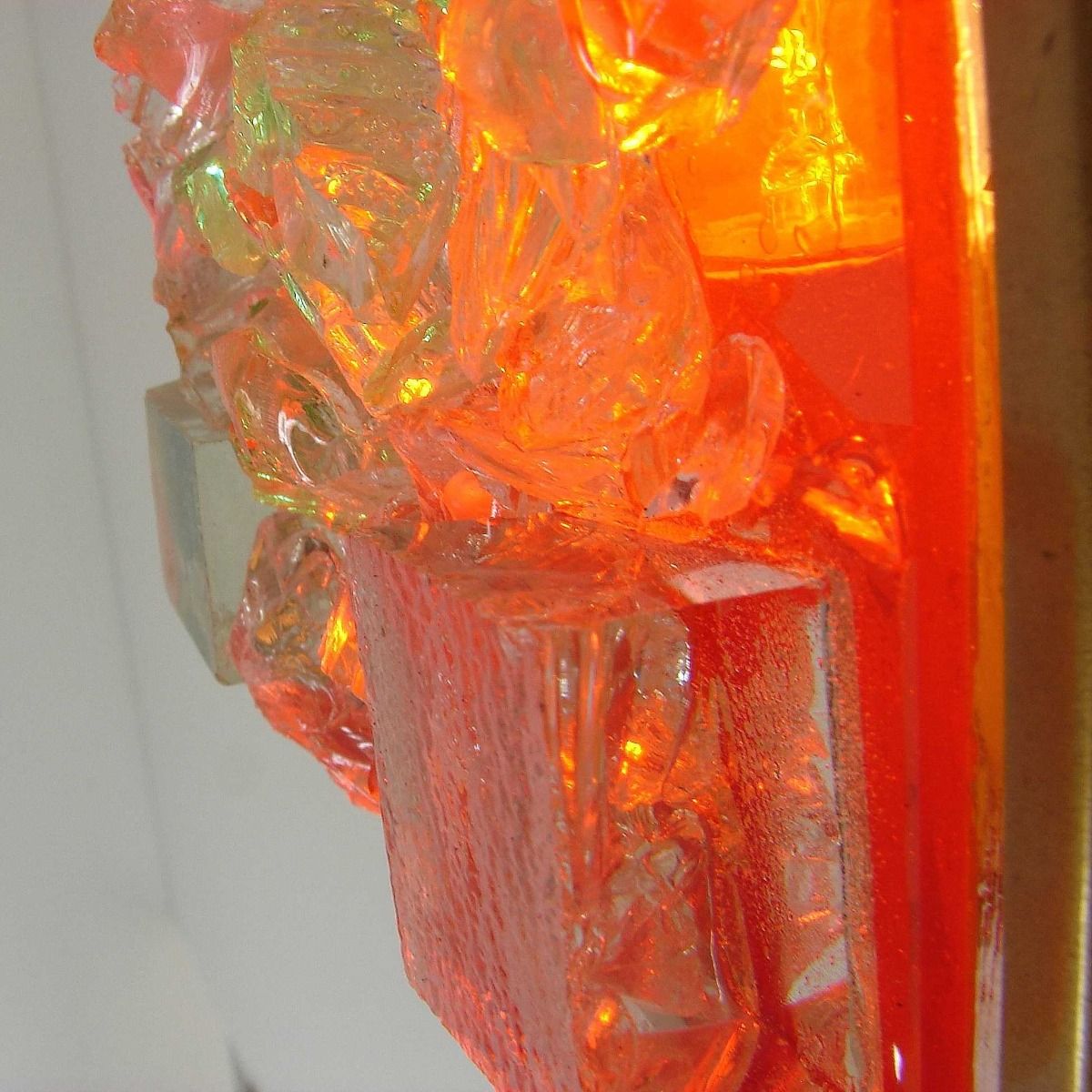 Gebrüder Cosack - GECOS Wandlamp | Gebrüder Cosack | Jaren 60 | Glas | Gefused