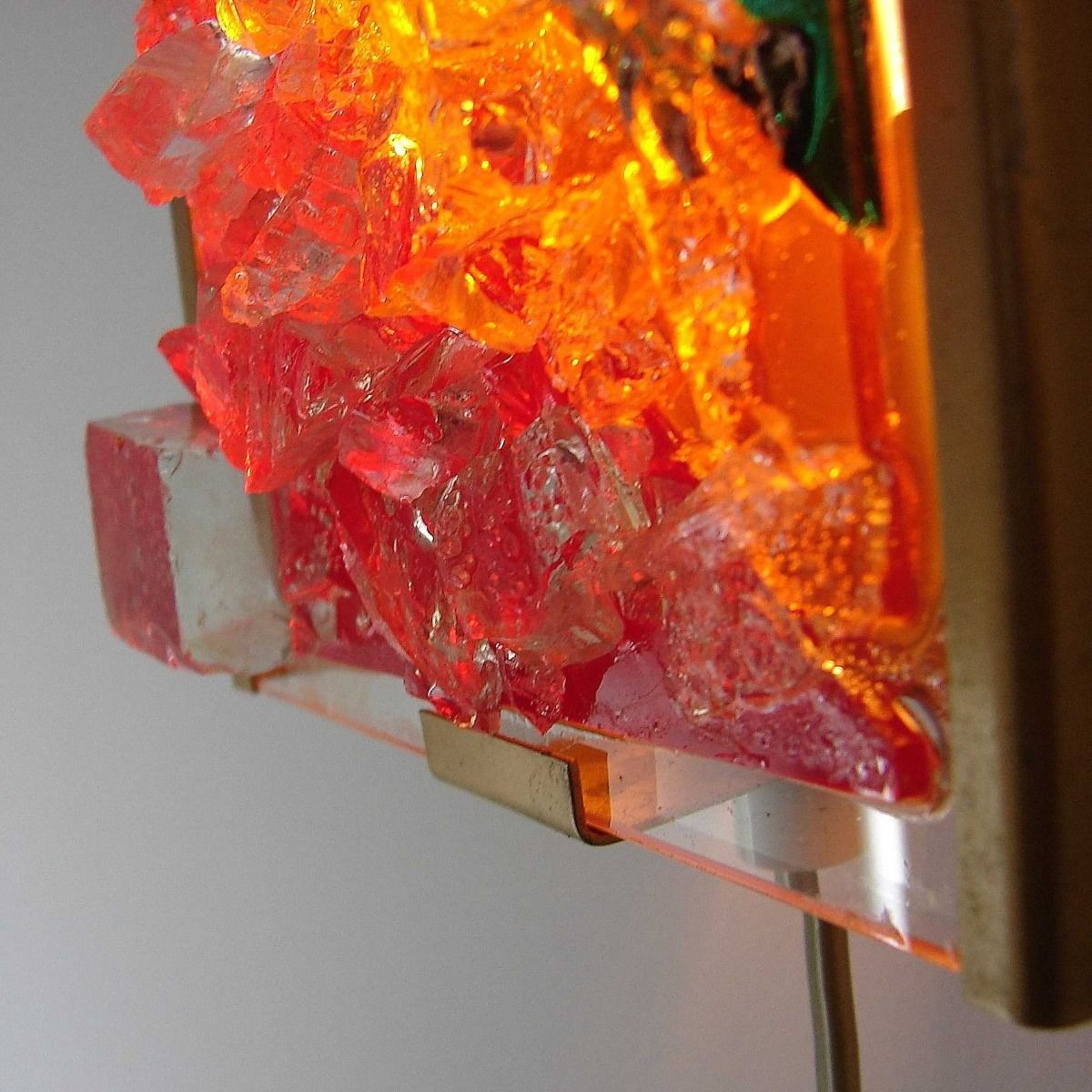 Gebrüder Cosack - GECOS Wandlamp | Gebrüder Cosack | Jaren 60 | Glas | Gefused