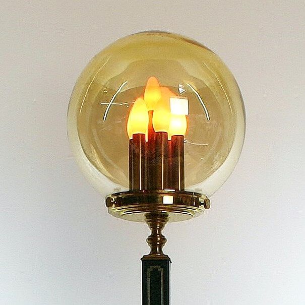 JJ Adnet Vloerlamp | Jacques Adnet | Jaren 30 | Glas