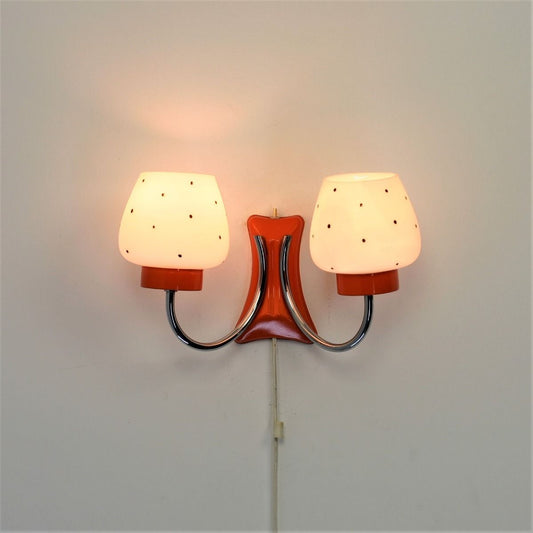 Wandlamp, Jaren 60 - 70, Metaal