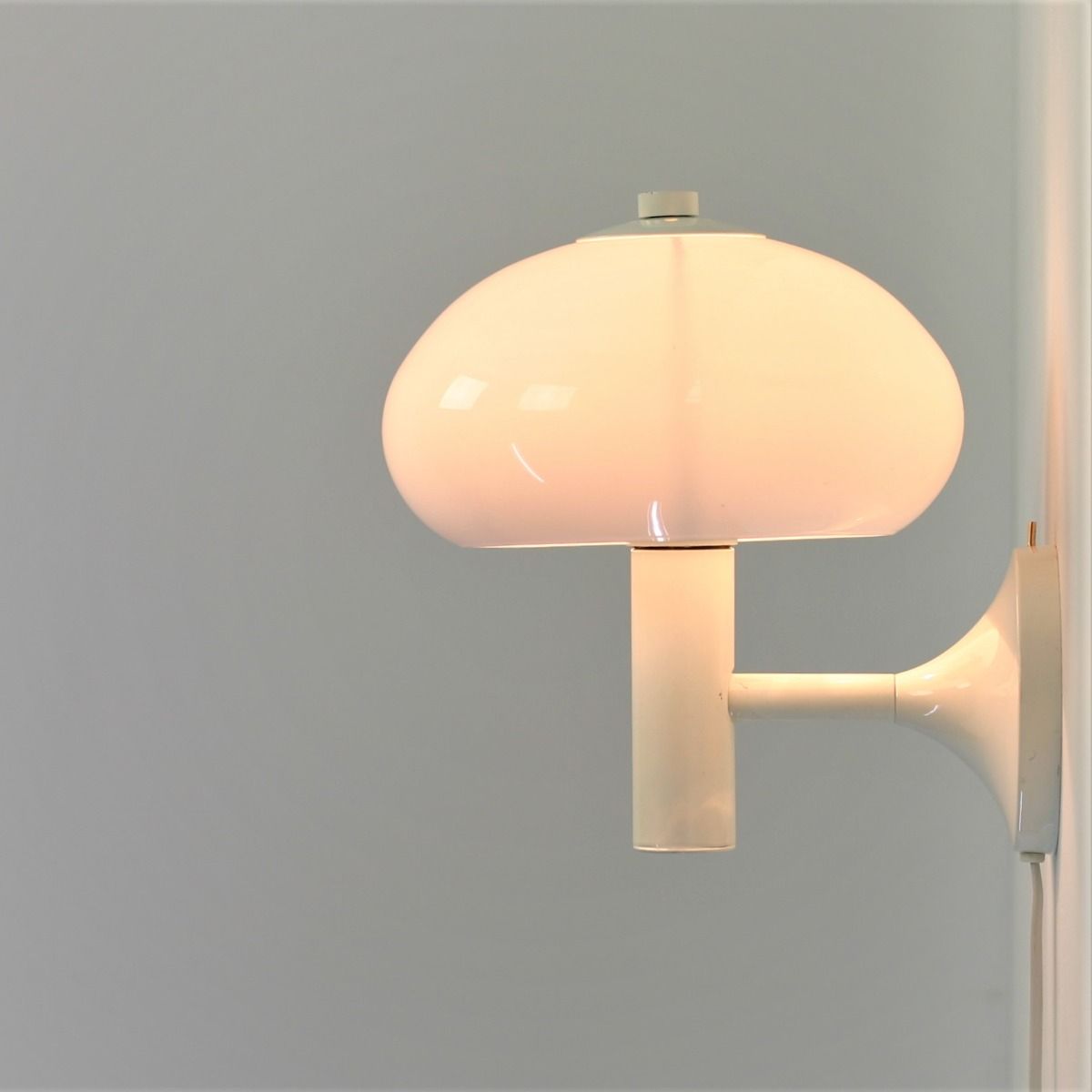 Paddenstoel Wandlamp | Jaren 70 - 80 | Metaal
