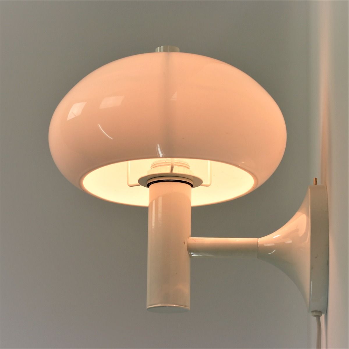 Paddenstoel Wandlamp | Jaren 70 - 80 | Metaal