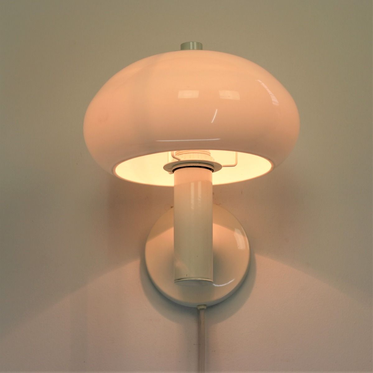 Paddenstoel Wandlamp | Jaren 70 - 80 | Metaal