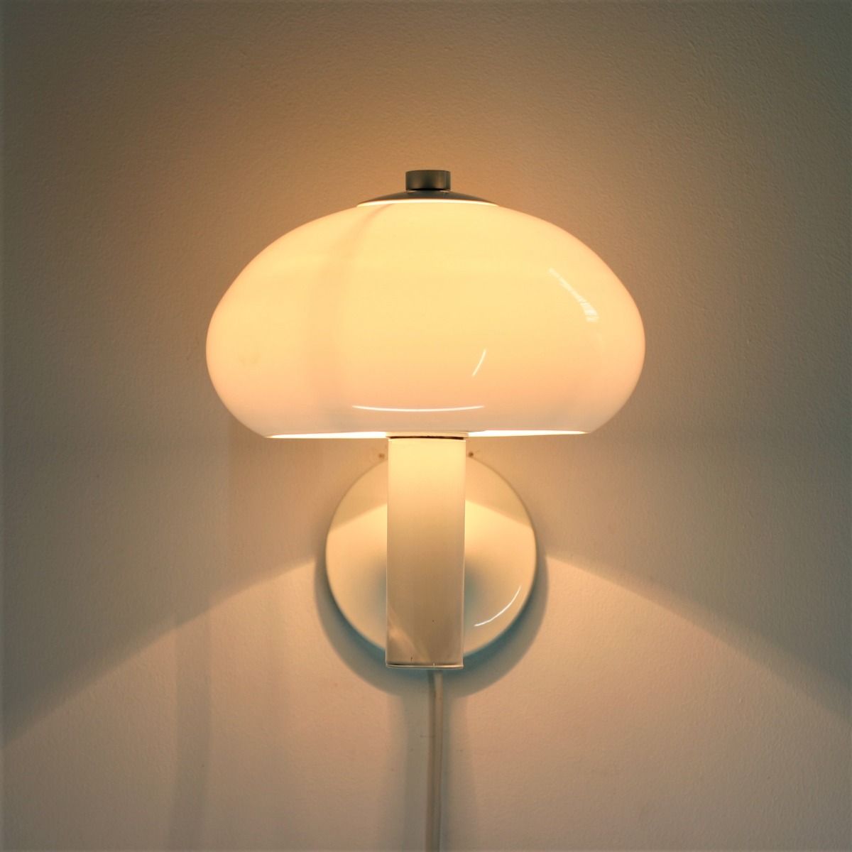 Paddenstoel Wandlamp | Jaren 70 - 80 | Metaal