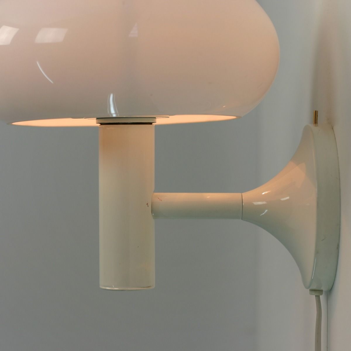 Paddenstoel Wandlamp | Jaren 70 - 80 | Metaal