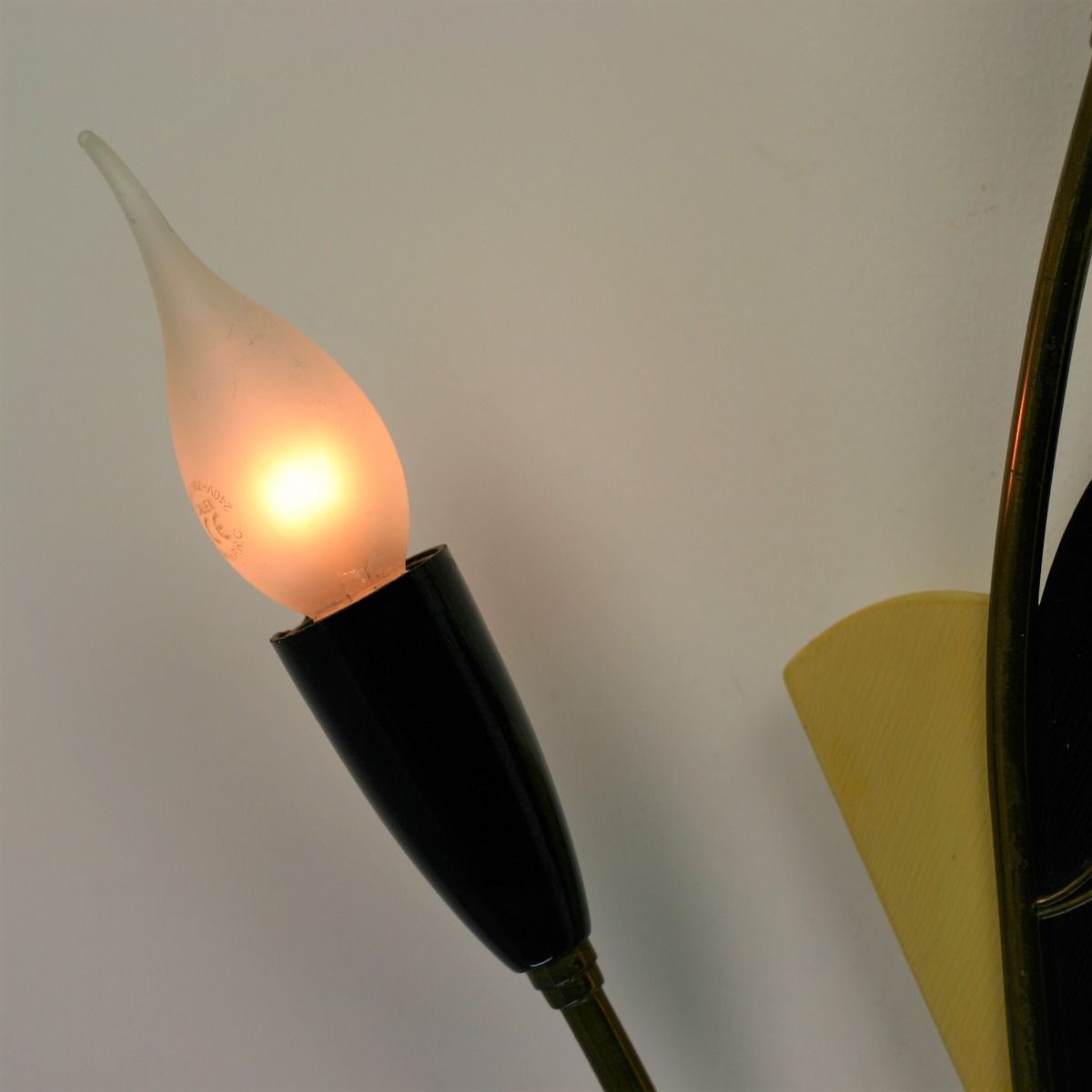 Wandlamp | jaren 40 | Messing