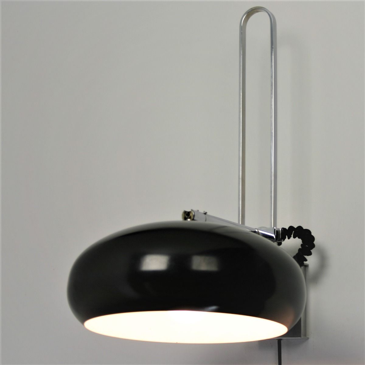 Bauhaus stijl chromen wandlamp | Metaal